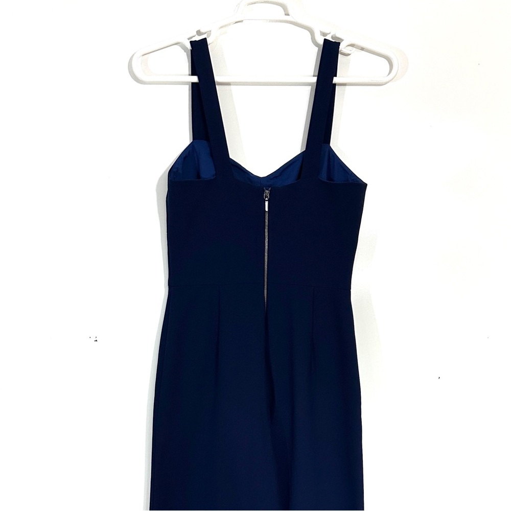 Nicole Miller Navy Stretchy Tech Jumpsuit - Picture 6 of 9